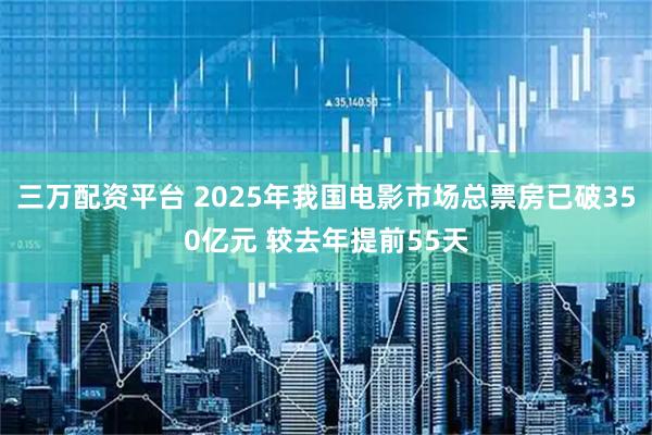 三万配资平台 2025年我国电影市场总票房已破350亿元 较去年提前55天